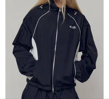 EMODA 나일론 집업 블루종 블랙