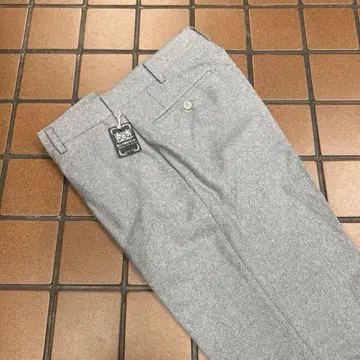 그레이 슬랙스 울 혼방