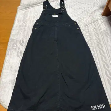 [ 핑크하우스 ] 데님 살로펫 오버롤 스커트 [ 일본제 ]