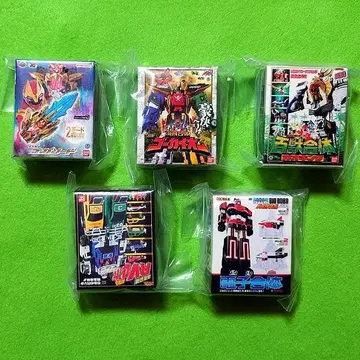 총 5종 슈퍼전대 히어로 DX 로봇 미니어처 & 패키지 컬렉션 01