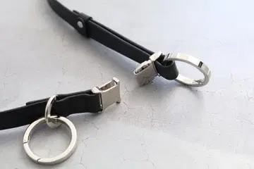 요로즈(yorozu) '츠나기 가죽 더블 링 벨트'