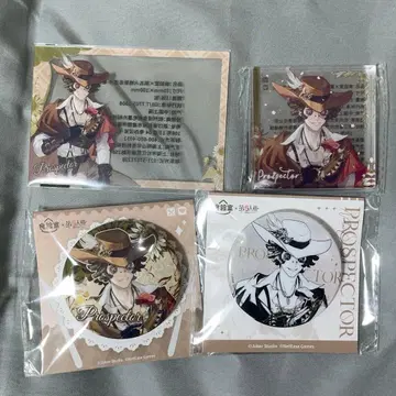 제5인격 식험실 콜라보 4종 세트 아크릴 블록 캔뱃지 클리어 카드 탐광자