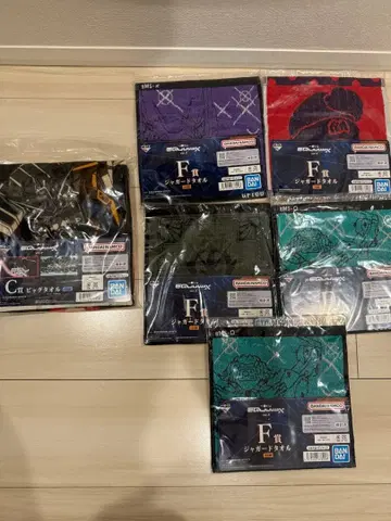 1번 복권 건담 지크 액스 C상 F상 빅 타월 자카드 타월