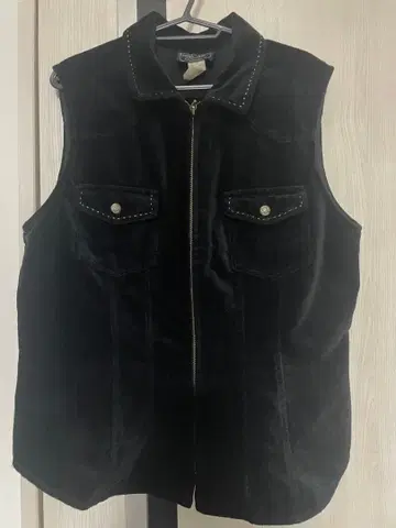 구제 의류 베스트 블랙