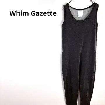 윔 가젯 [F] 올인원 슬리브리스 점프수트 면 캐주얼