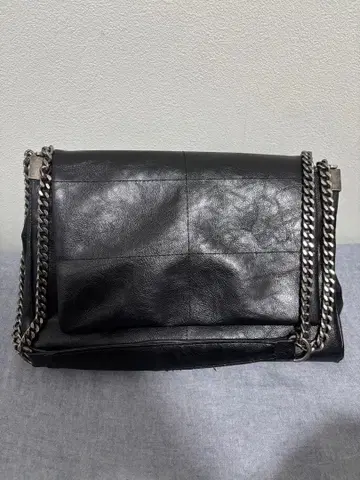 ZARA 블랙 가죽 숄더백