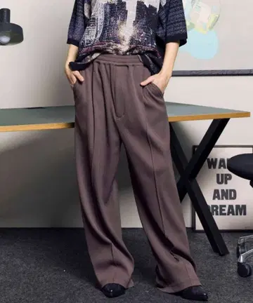 MAISONSPECIAL 오메가 립 프라임 와이드 팬츠