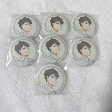 하이큐!! 신춘의 정점 캔뱃지 오이카와 토오루 7개