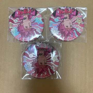 카리스마 사루카와 케이 간보 카페 캔뱃지 캔뱃