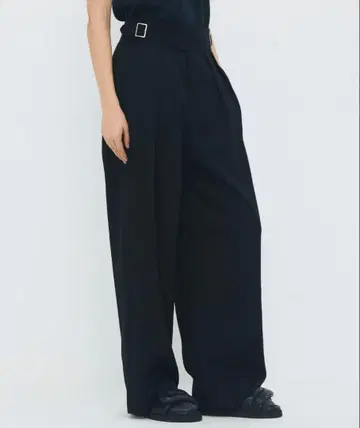 택 포함 새상품 CABAN 울 라이트 개버딘 그루카 팬츠