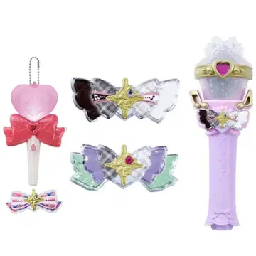 [새상품급] 프리큐어 완구 세트 쇼타임 마이크 키라키라 라이트