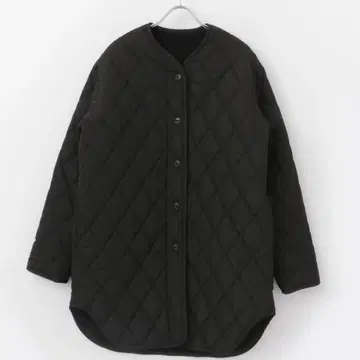 리버서블 퀼팅 보아 코트