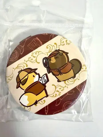 너구리와 여우 산의 탐정님 양면 거울 새상품