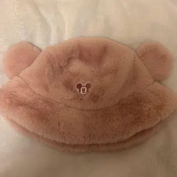 디즈니 버킷햇 핑크 복슬복슬