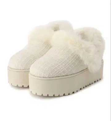 ESPERANZA(에스페란자) 통굽 2WAY 페이크 무스탕 클로그