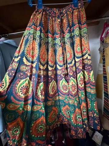 맥시 길이 스커트