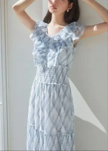 스나이델 Sustainable 프린트 플리츠 원피스 사이즈 00