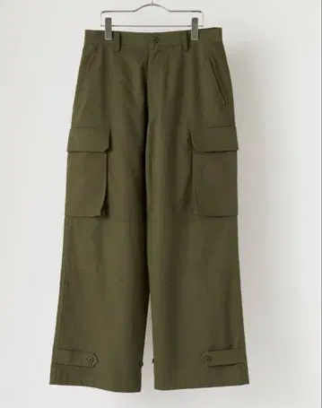 카고 팬츠 밀리터리 M 사이즈 올리브 카키 그린 남성용