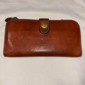 일비종떼 가죽 지퍼 장지갑