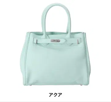 컨디션 최상! 앙코키네 크로아 부착 슈링크 가죽 2way 레더 토트백