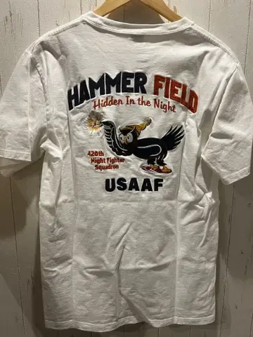 AVIREX P-61A NIGHT FIGHTER 셔츠 XL 화이트