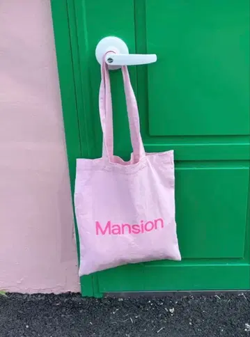 Luft Mansion 한국 오리지널 토트백 핑크 에코백