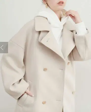 내추럴 꾸뛰르 베코베코 금장 버튼 2WAY 스탠드 코트