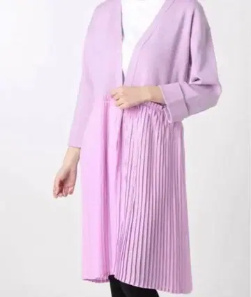 COTORICA 코토리카 플리츠 절개 가디건 M