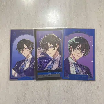 사계절 나기 아키라 폴라로이드 사진풍 카드 니지산지 IMPACT 3종