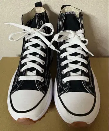 CONVERSE ALL STAR 블랙 하이컷 스니커즈