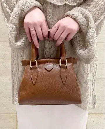 오우렌티 숄더백 핸드백 브라운 가죽