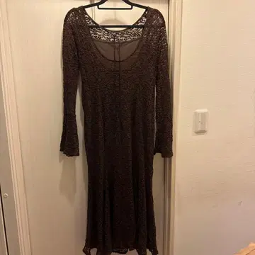 eimy istoire 레이스 원피스 브라운