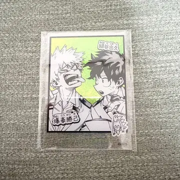 나의 히어로 아카데미아 호일 아크릴 카드 바쿠고 카츠키 미도리야 이즈쿠