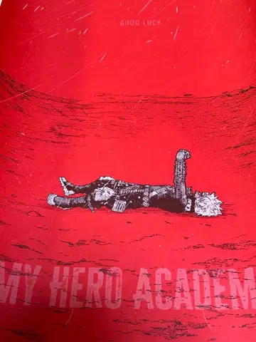 나의 히어로 아카데미아 원화전 A2 아트 포스터 바쿠고 카츠키