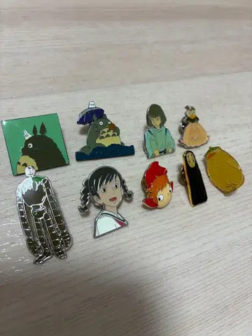 지브리 핀 배지 세트