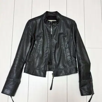 ANNA KERRY 안나케리 라이더 자켓 가죽 자켓 돈피 M