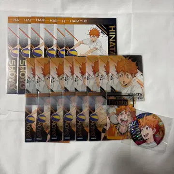 하이큐!! 포스카 크리카 캔뱃지 히나타 쇼요 묶음 판매