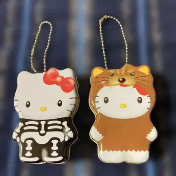 산리오 헬로키티 키링 소품함 2개 2006년