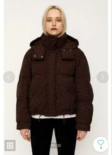 SLY 레오파드 무늬 숏 자켓