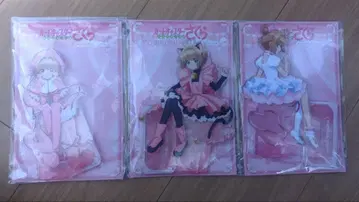 카드캡터 사쿠라 아크릴 스탠드 3종 세트