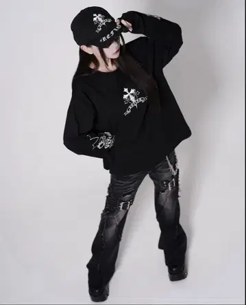 REFLEM [ cross embroidery long sleeve ]