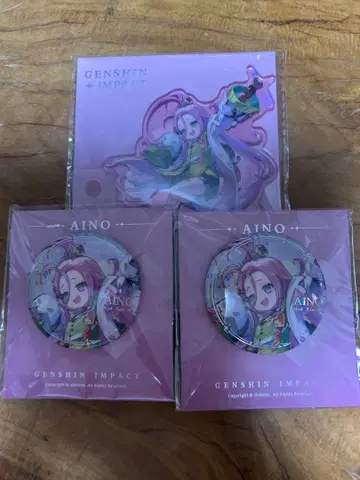 원신 나드클라이 아크릴 스탠드 캔뱃지 아이노 AINO 미래야 서점