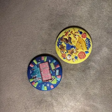 디즈니 자수 캔뱃지 미녀와 야수 몬스터 주식회사