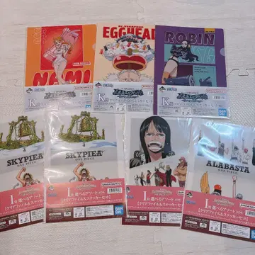 [새상품] 원피스 제일복권 클리어 파일 스티커