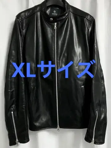 레어 XL NANO UNIVERSE 양가죽 램 가죽 명작 싱글 라이더