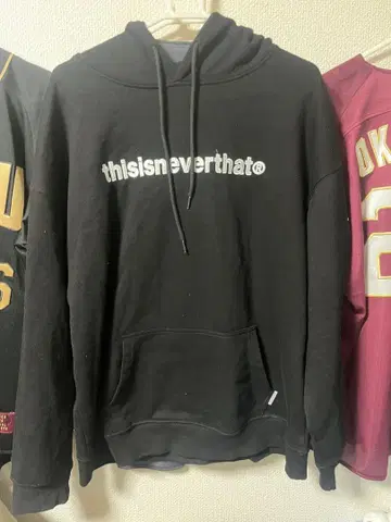 thisisneverthat 블랙 후드티 XL