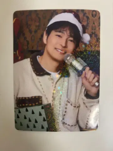 [레어] X'mas 한정판 트레이딩 카드 아오야마 하야토 홀로그램