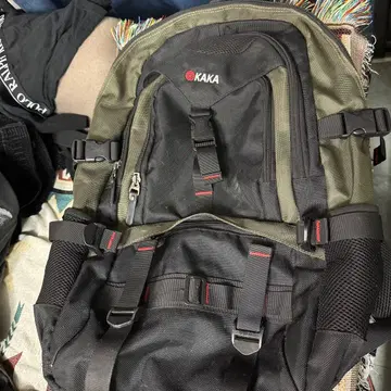 KAKA 백팩 블랙/올리브
