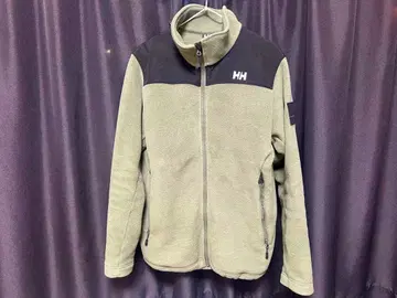 헬리 한센 플리스 자켓 L 사이즈 그린/블랙