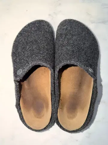 버켄스탁 체르마트 룸슈즈 다크 그레이 사이즈 39